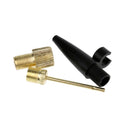 3Pcs Sports Ball Inflating Kit Presta to Schrader Valve Adapter Bike Cycling