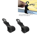 2 Pieces Nylon Security Paddle Clips Fishing Rod Holder Kayak Canoe Boat Rubber