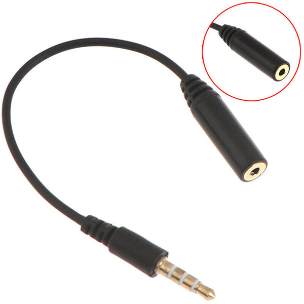 3.5mm Male to Female Audio Jack Extension Cable Headset Extender Adapter C JR