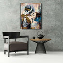Painting By Numbers Kit DIY Women Men Canvas Oil Wall Art Picture Craft