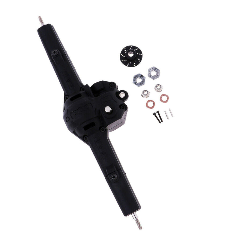 Metal Rear Axle w/ Housing & Gear Box for 1/10 HG P401/P402/P601 Crawler Car