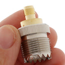 1Pc M Type Female SL16-K/SMA-K to SO-239 PL259 Female RF Adapter ConnectorA Gw