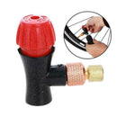 Portable Bike Bicycle Inflatable Nozzle Aluminum Alloy For Presta/Schrader A2C3