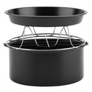 1X(7 Inch Fryer Accessory 3 In 1 Multifunctional Air Fryer Accessories Set