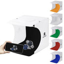 20x20cm 7W Photo Studio Lighting Kit Tent Box Top Opening with 6 Backdrop 40 LED