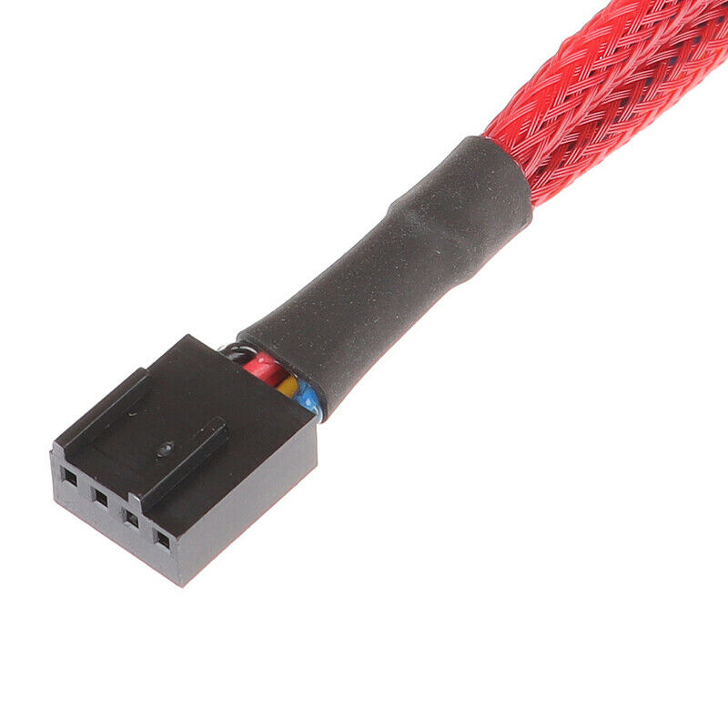 Motherboard Cooler Fan Line Extension Splitter 4Pin 3Pin Fan Cable  Adapter W Kw