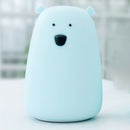 ABS Night Light Bedside Lamp Bear Color Light Children Cute Night Lamp Bedr