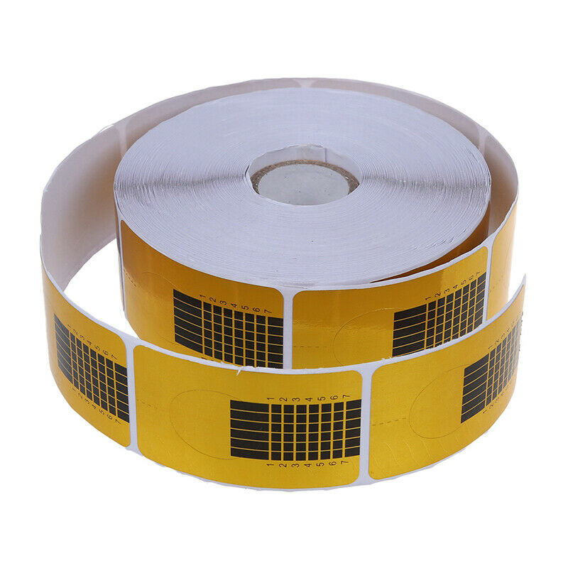 500 x Nail Forms Tool for Acrylic UV Gel Tip Extension X5M7