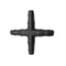 30 Pcs Hose Cross Straight Connector For 4/7 mm Hose 1/4 Inch Barb Barbed C