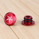 Bike MTB 1 Pair Mini Aluminum Alloy Grip Handlebar Bar End red A