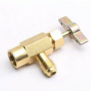 Car Air Conditioning Line Repair Tools R134A High Low Quick Couplers and Ca