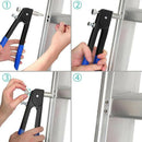 86pcs Rivet Nut Gun Nut Setter Kit Hand Riveter Rivnut Set M3 M4 M5 M6 M8
