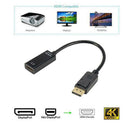 dp Display Port Male To HDMI Female Cable Converter Adapter 1080P  mu