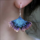 Unique Ginkgo Biloba Plant Leaf Drop Earring For Women Earrings Party Jewelry