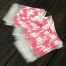 Sweet Heart Pic Pastry Cookie Gifts Self-Adhesive Plastic Cello OPP Valve Bag 3C
