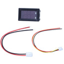 DC0-100V 10A LED DC Dual Display Digital Voltage Current Meter Head with Fi