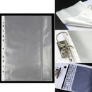 Document Pocket File Holder PP Sheet Protectors Clear File Pouch