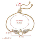 Crystal Angel Wings Bracelet Fashion Chain Bracelet Ladies Jewelry Gifts