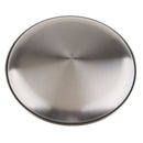 2Pcs Stainless Steel Waiters Tray Round Service Tray,Restaurant Dinner Plate