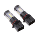 2pcs Car LED Lamp 80W High Power DRL Lighting Light White Daytime Running Lights