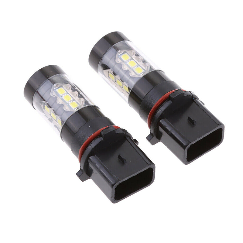 2pcs Car LED Lamp 80W High Power DRL Lighting Light White Daytime Running Lights