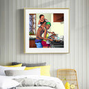 Art Happiness Family Kit DIY 5D Diamond Painting Full Round Drill Picture