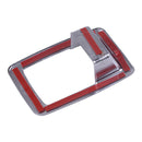 2x Chrome Rear Seat Adjustment Frame Trim Cover Fit for BMW X4 G02 X3 G01 2018
