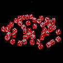 100pcs Acrylic Dices D6 Dice Cubes for Dungeons & Dragons DND RPG MTG Props