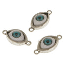 60pcs Alloy Evil Eye Charms Amulet Pendants For Jewelry Makings DIY Findings