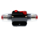 DC 12V-24V Car Audio Inline Manual Reset Circuit Breaker Fuse Switch 50AMP