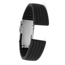 16mm Silicone Watchband Buckle Band Waterproof Rubber Watchband R6M8