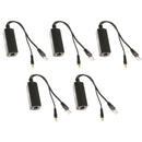 5Pcs PoE Splitter USB Power over Ethernet Use w/ PoE Switches 12Volts Output