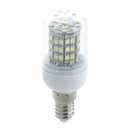 E14 5W Bulb Lamp White Light 60 LED 3528 SMD AC 220V 6500K