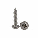 110x ASSORTED PIECE No. 6 8 10 STAINLESS FLANGE POZI PAN SELF TAPPING SCREW Y4X3