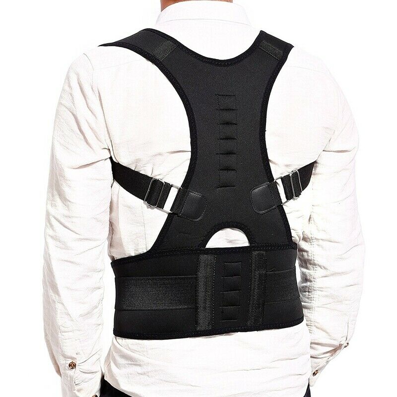 corrective belt posture support painkiller adjustable magnetic therapy C6O4