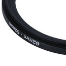 62mm-52mm 62mm to 52mm Black Step Down Ring Adapter for Camera