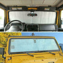 Front Windshield Sun Shade Visor Blocks UV Rays Sunshade For Jeep C6J2 G6W2