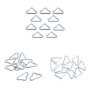 30 Pieces Triangle Rings Buckle Loop Ring for Trampoline Parts Accessories