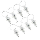 8x Stainless Steel Non Lock-Out Indexing Plunger w/ Pull Ring M8