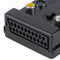 Newest Switchable Scart Male to Female S-Video 3 RCA Audio Adapter Convecto N9X8