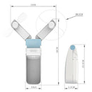 Mini Portable Handheld Fan Rechargeable Personal Travel Fan Battery Operate