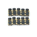 10PCS 2.5mm Female Audio Connector 6 Pin SMT Stereo Phone Jack PCB PJ242 E*