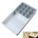 Aluminum Alloy Rectangular Cake Mould Baking Tray Letter Number Cake Mould  X1X5