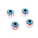 Motorbike Car Blue+White Wheel Tyre Tire Valve Dust Stem Air Cap Pack of 4
