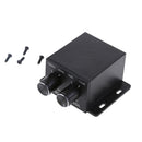 Universal Car Dash Audio Amplifier Bass RCA Level Volume Control Knob (Black)
