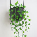 1Pc Artificial Plant Leaf Wall Hanging Vine Party Garden Home Office Decor Delux