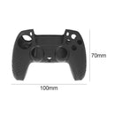 Silicone Controller Protective Case for Sony PS5 Anti-Slip Cover (Black) A