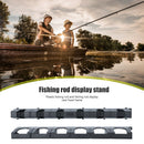 Vertical 6-rod Fish Rod Storage Holder Rack Fishing Stick Wall Mounted Display