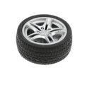 1:10 Scale 4pcs Rubber 5 Spoke Wheel Rim & Tyres For RC Racing Car Parts