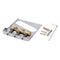 Chrome Bridge Compensated Brass Saddles Cut-Down Sides for TL Electric Guitar